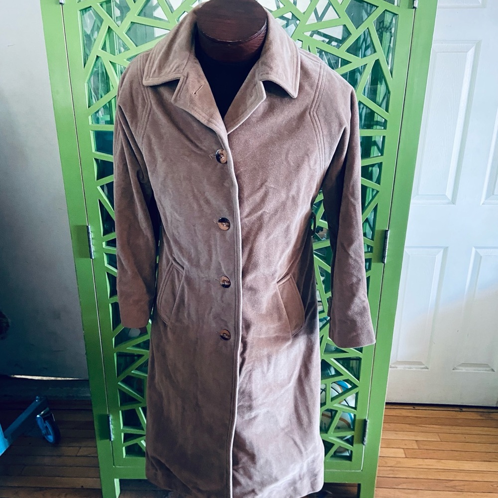 Kajjmir - Finest Man Made Cashmere - Juli De Roma Trench Coat - size 10